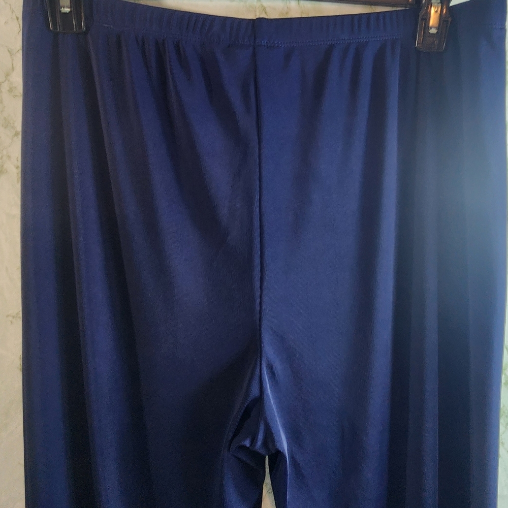 EASYWEAR by CHICO'S Navy Capri Length Pants - Picture 8 of 12